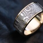 Rings made exclusively with Damasteel